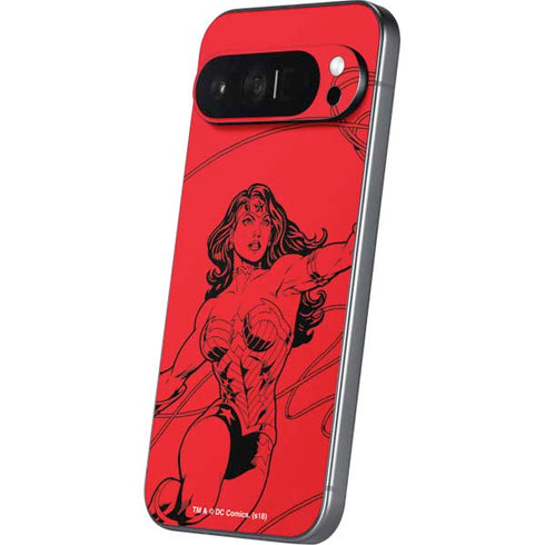 DC Comics Wonder Woman Comic Pop Pixel 9 Pro XL Skin